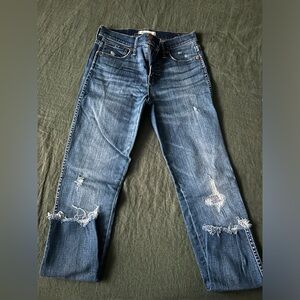 Madewell 9” high rise skinny size 26